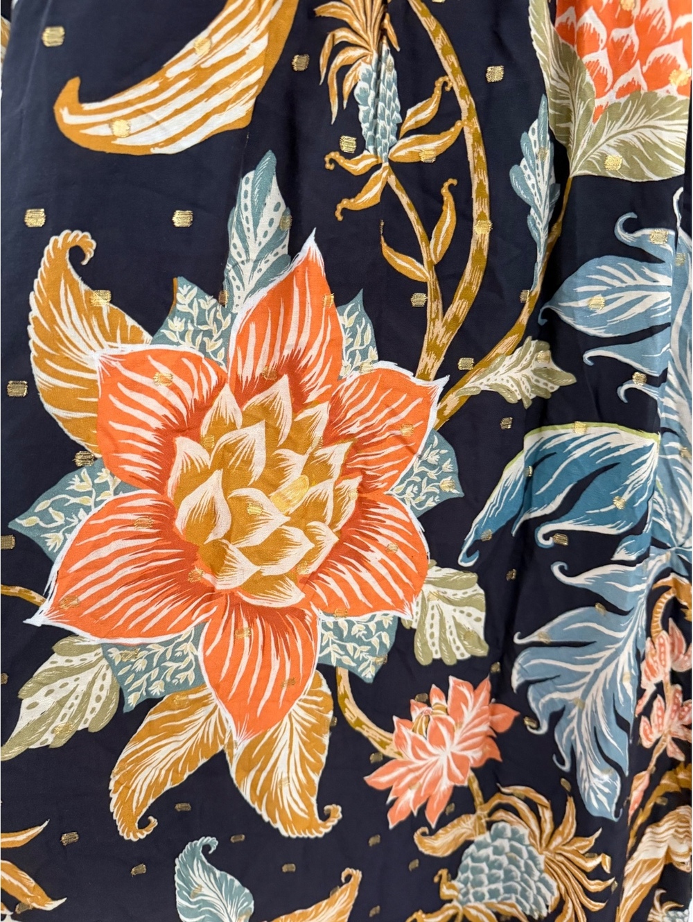 Farm Rio Brazil Floral Toucan Wrap Dress NWT Medium - Picture 8 of 9